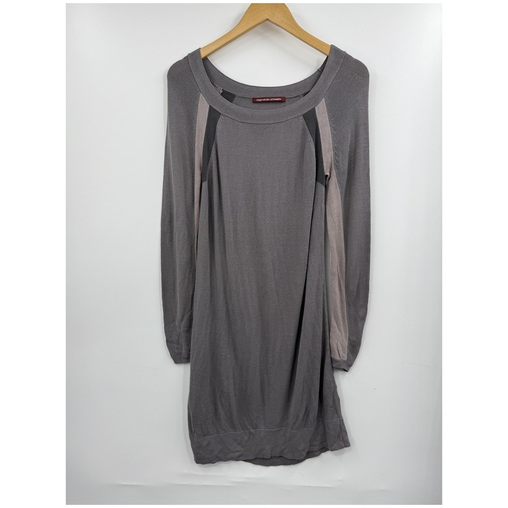 Comptoir des Cotonniers Sweater Dress Womens Medium Long Sleeve Colorblock Tunic